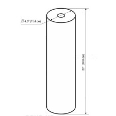Картридж для усунення сірководню Bio+ systems CX-20L Big Blue 20″ 