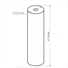 Картридж шнурковий Bio+ Systems PPW-20L-LN (50 мкм) Big Blue 20″