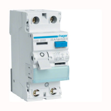 Пристрій захисного відключення Hager QC 2P 25A 30mA A CDS225D