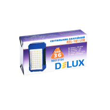 Світильник світлодіодний аварійний DELUX REL 101 (4V2.4Ah) 36 LED 4W 69x37x125