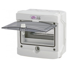 Пластиковий щит ECH 8G (8 модулів, зовнішнє виконання, IP65), ETI (1101061)