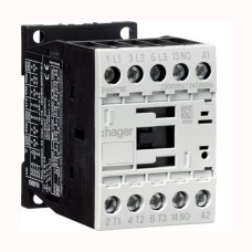 Контактор корпусний Hager 3P + 1НВ, 230В-АС, 7А AC-3 EV00710C