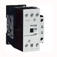 Контактор корпусний Hager 3P + 1НB, 24В-DС, 18А AC-3 EV01810E