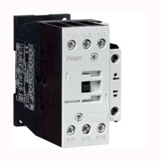 Контактор корпусний Hager 3P + 1НВ, 230В-АС, 38А AC-3 EV03810C