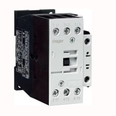 Контактор корпусний Hager 3P + 1НВ, 24В-DС, 38А AC-3 EV03810E