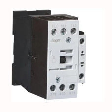 Контактор корпусний Hager 3P, 230В-АС, 27А AC-5b EVL027C