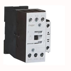 Контактор корпусний Hager 3P, 24В-АС, 21А AC-5b EVL021D