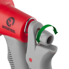 Пістолет-розпилювач для поливу 8 режимів + набір аксесуарів INTERTOOL GE-0002