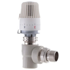 Кран термостатичний з термоголовкою кутовий 25x3/4 PPR KOER K0154.PRO (KP0196)