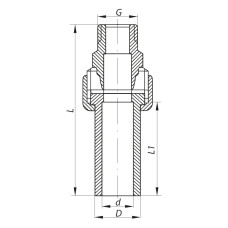 Розбірне різьбове з'єднання ЗР 25x3/4M PPR KOER K0238.PRO (KP2603)