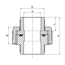 Муфта роз'ємна універсальна Koer K0270.PRO 32 PPR (KP2914)
