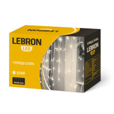 LED гірлянда LEBRON штора 2х2м, 240LED, біла, IP20