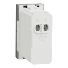Розетка USB тип A+C 1 модуль алюміній Schneider Electric Unica New NU301630