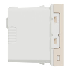 Розетка USB тип A+C 1 модуль бежевий Schneider Electric Unica New NU301644