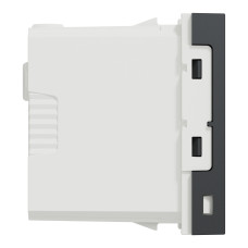 Розетка USB тип A+C 1 модуль антрацит Schneider Electric Unica New NU301654
