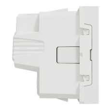 Розетка із заземленням без шторок 16А гвинтовий затискач біла Schneider Electric Unica New NU303618