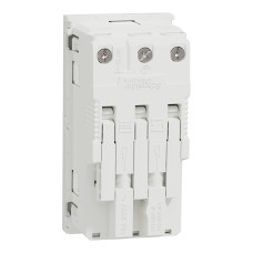 Розетка подвійна 45° із заземленням та шторками біла Schneider Electric Unica New NU306718А