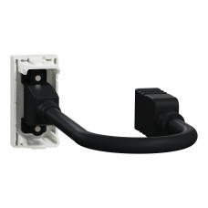 Розетка HDMI, 1 модуль білая Schneider Unica New NU343018