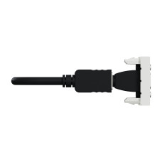 Розетка HDMI, 1 модуль білая Schneider Unica New NU343018