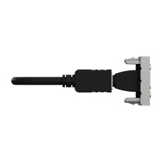 Розетка HDMI, 1 модуль алюміній Schneider Unica New NU343030