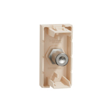 Розетка TV Coaxial F-type 1 модуль бежева Schneider Unica New NU346844