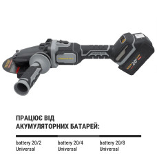 Акумуляторна болгарка Procraft industrial AG125С (без акб і зп)