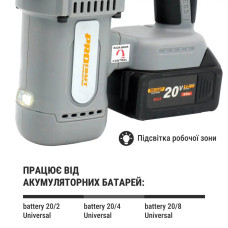 Акумуляторний перфоратор Procraft industrial HD20A (з 1 акб і зп)