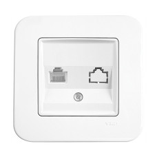 Розетка комп'ютерна VIKO ROLLINA RJ-45 Біла