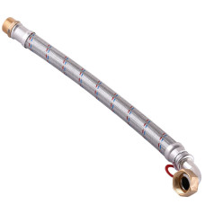 Шланг антивібраційний кутовий SOLOMON 1″ ЗВ 0,5м HS3001 
