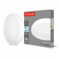 LED світильник настінно-стельовий TITANUM 32W 5000K Криві лінії