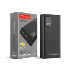 Повербанк 20000mAh TITANUM 727S 22.5W Black