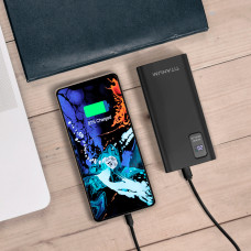 Повербанк 20000mAh TITANUM 727S 22.5W Black