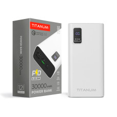 Повербанк 30000mAh TITANUM 728S 22.5W White