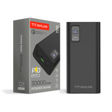 Повербанк 30000mAh TITANUM 728S 22.5W Black