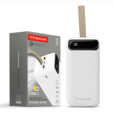 Повербанк 50000mAh TITANUM 22.5W TPB-741S-W White