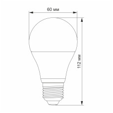 LED лампа TITANUM A60 12W E27 3000K