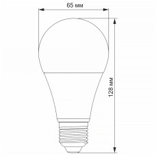 LED лампа TITANUM A65 15W E27 4100K 