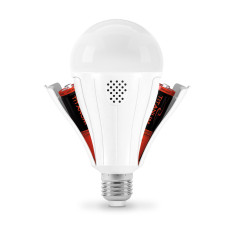LED лампа акумуляторна TITANUM A80 12W E27 4000K 230V