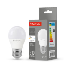 LED лампа TITANUM G45 6W E27 4100K
