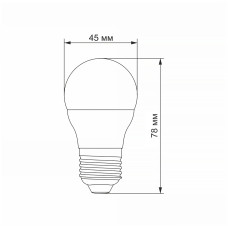 LED лампа TITANUM G45 6W E27 4100K