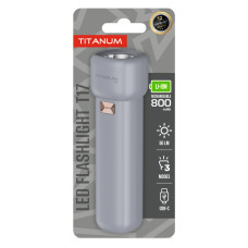 Портативний світлодіодний ліхтарик TITANUM TLF-T17 50Lm Gray