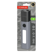 Портативний світлодіодний ліхтарик TITANUM TLF-T18 200Lm Gray