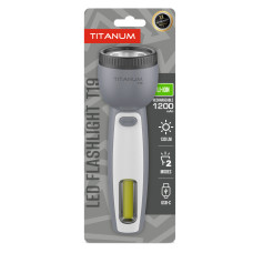 Портативний світлодіодний ліхтарик TITANUM TLF-T19 130Lm Gray