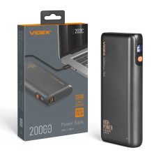 Повербанк 20000mAh VIDEX VPB-202C 75W Black