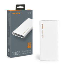 Повербанк 10000mAh VIDEX VPB-310-W 22.5W White