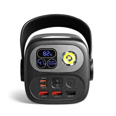Повербанк 60000mAh TITANUM WC60 PD100W Black