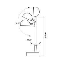 LED лампа настiльна з акумулятором TITANUM TLTF-012W 7W 3000-6000K TLTF-012W