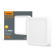 LED Світильник квадрат накладний VIDEX 12W 5000K White