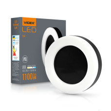 LED світильник ART IP65 круглий VIDEX 15W 5000K Black VL-BHFR-155B