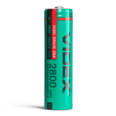 Акумулятор Videx 18650 (високого струму) 20A 2800mAh bulk